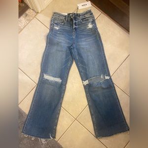 Mica Denim/super high wide leg size 27